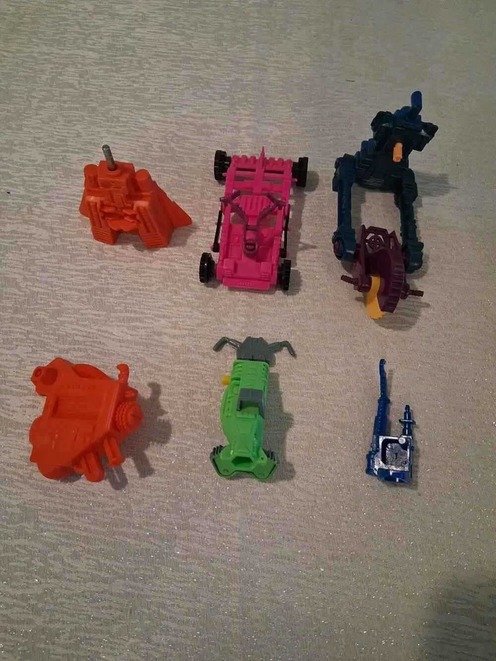 Vintage Kenner The Real Ghostbusters Vehicle Parts Lot Ecto-3 Chassi Seat...